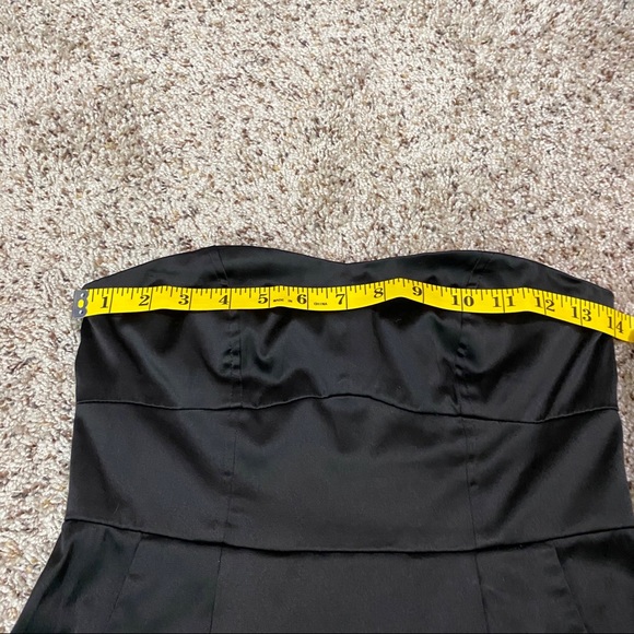 Black Satin Forever 21 Mini Dress - Picture 7 of 7